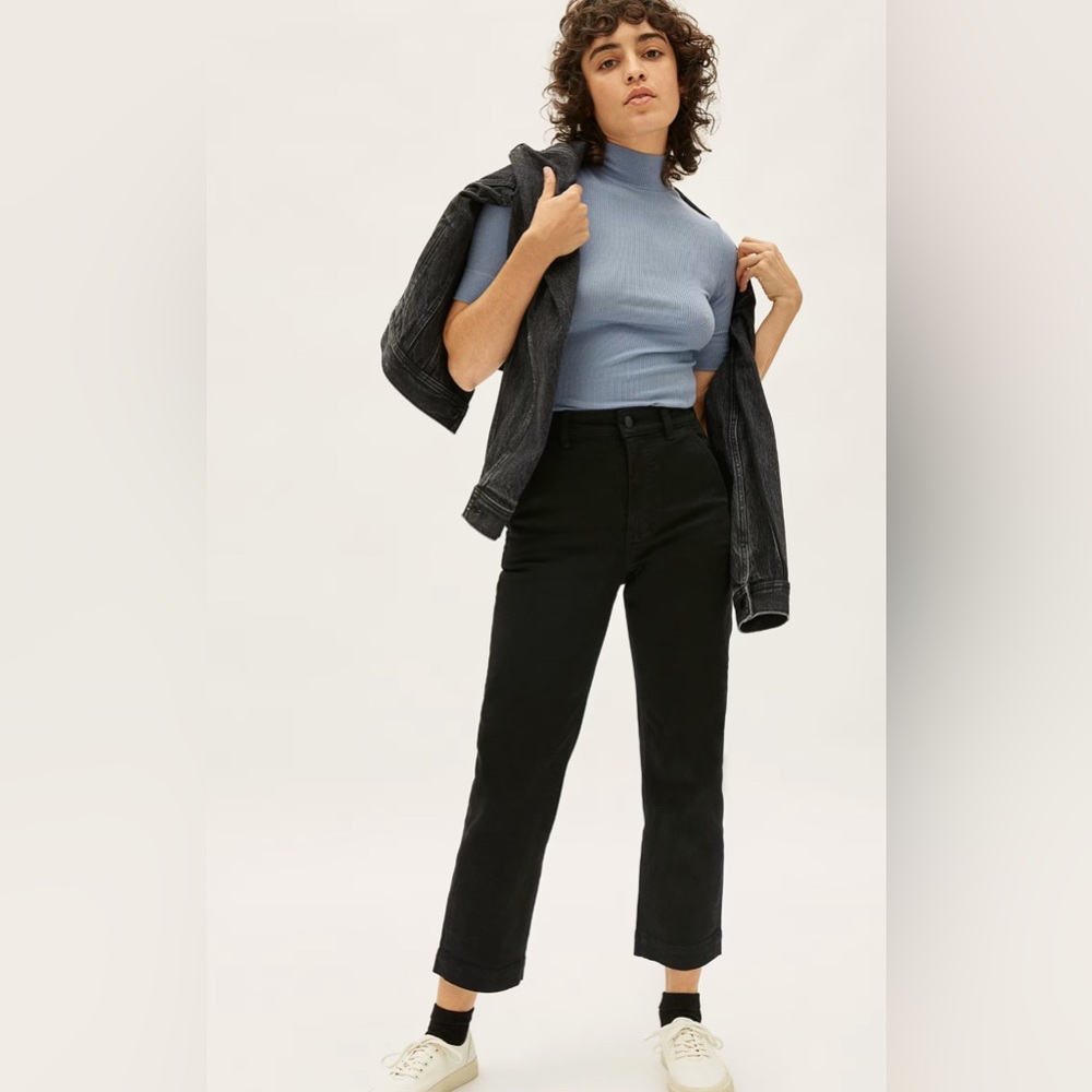 Everlane Straight Leg Crop pant
